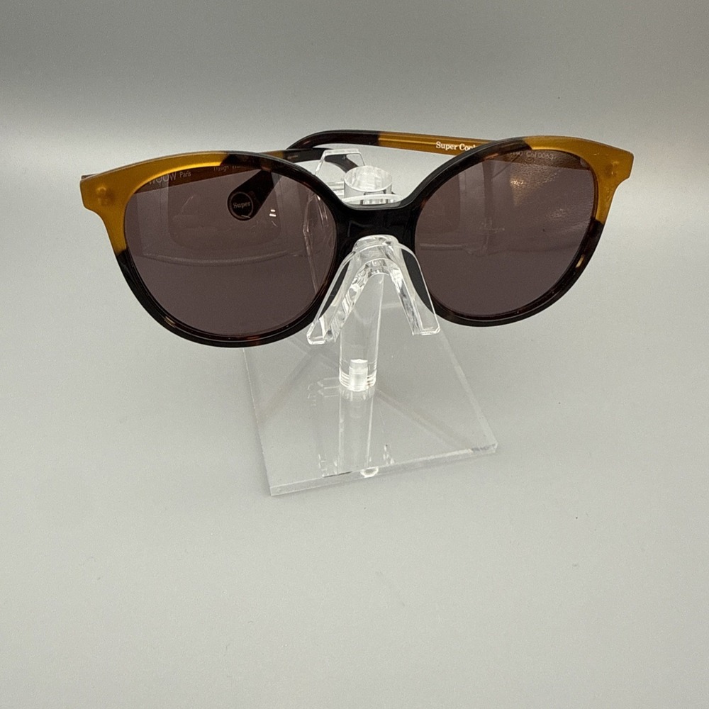 WOOW Genuine "Super Cool 1" Multi-Colored -Tortoise Round Italian Sunglasses HOT